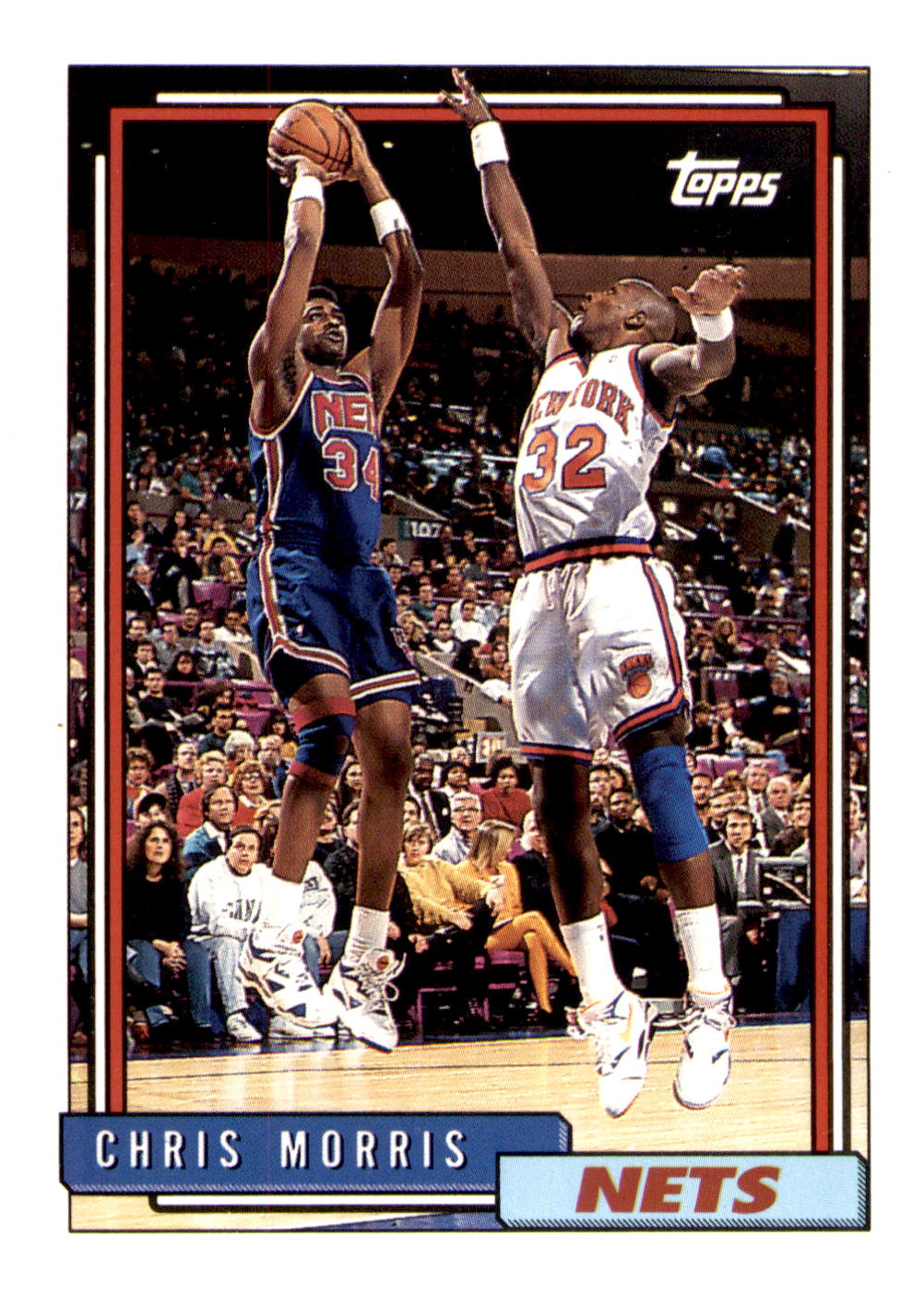 Topps 1992-93 Topps #30 Chris Morris