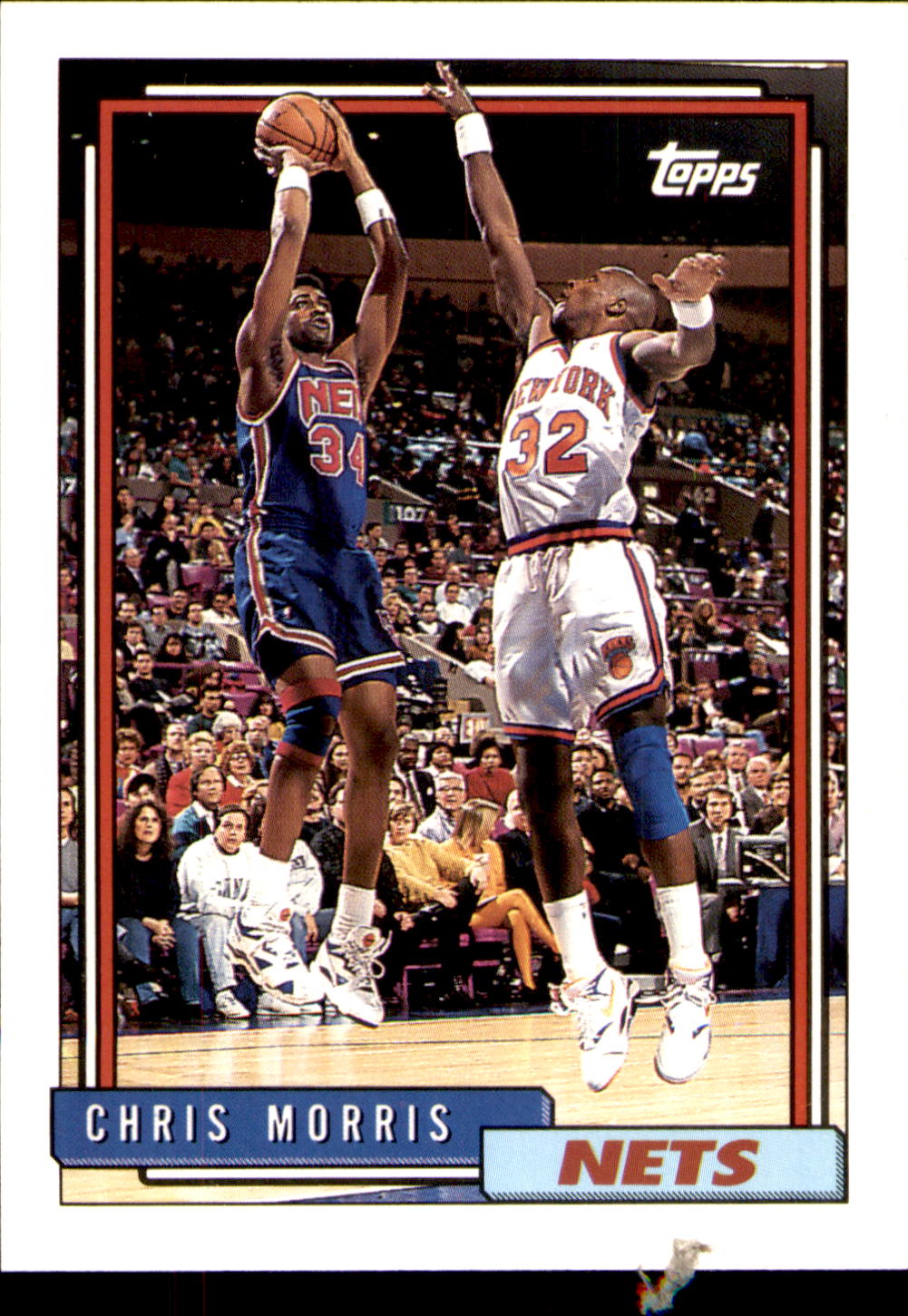 Topps 1992-93 Topps #30 Chris Morris