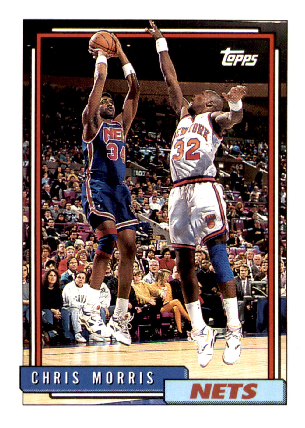 Topps 1992-93 Topps #30 Chris Morris