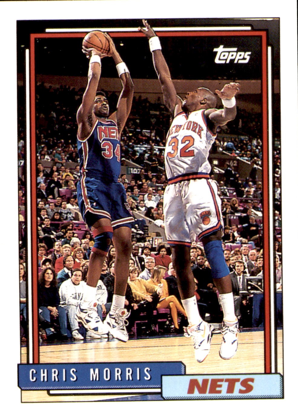 Topps 1992-93 Topps #30 Chris Morris