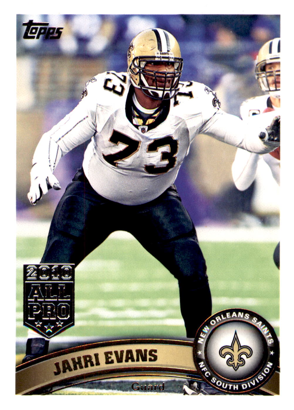 2011 Topps #195 Jahri Evans