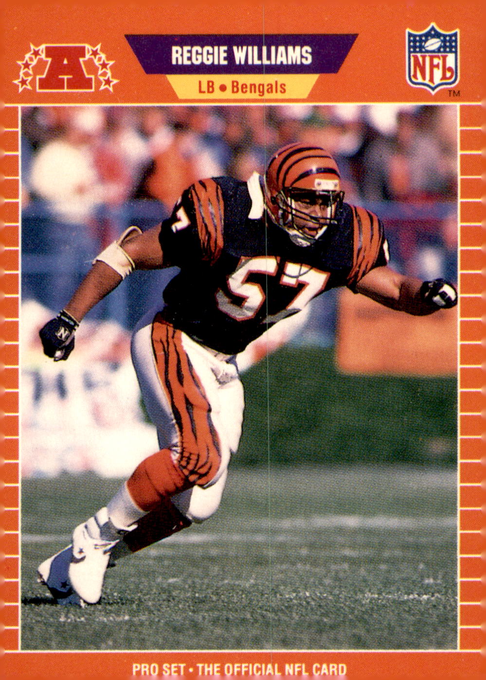 1989 Pro Set #61 Reggie Williams