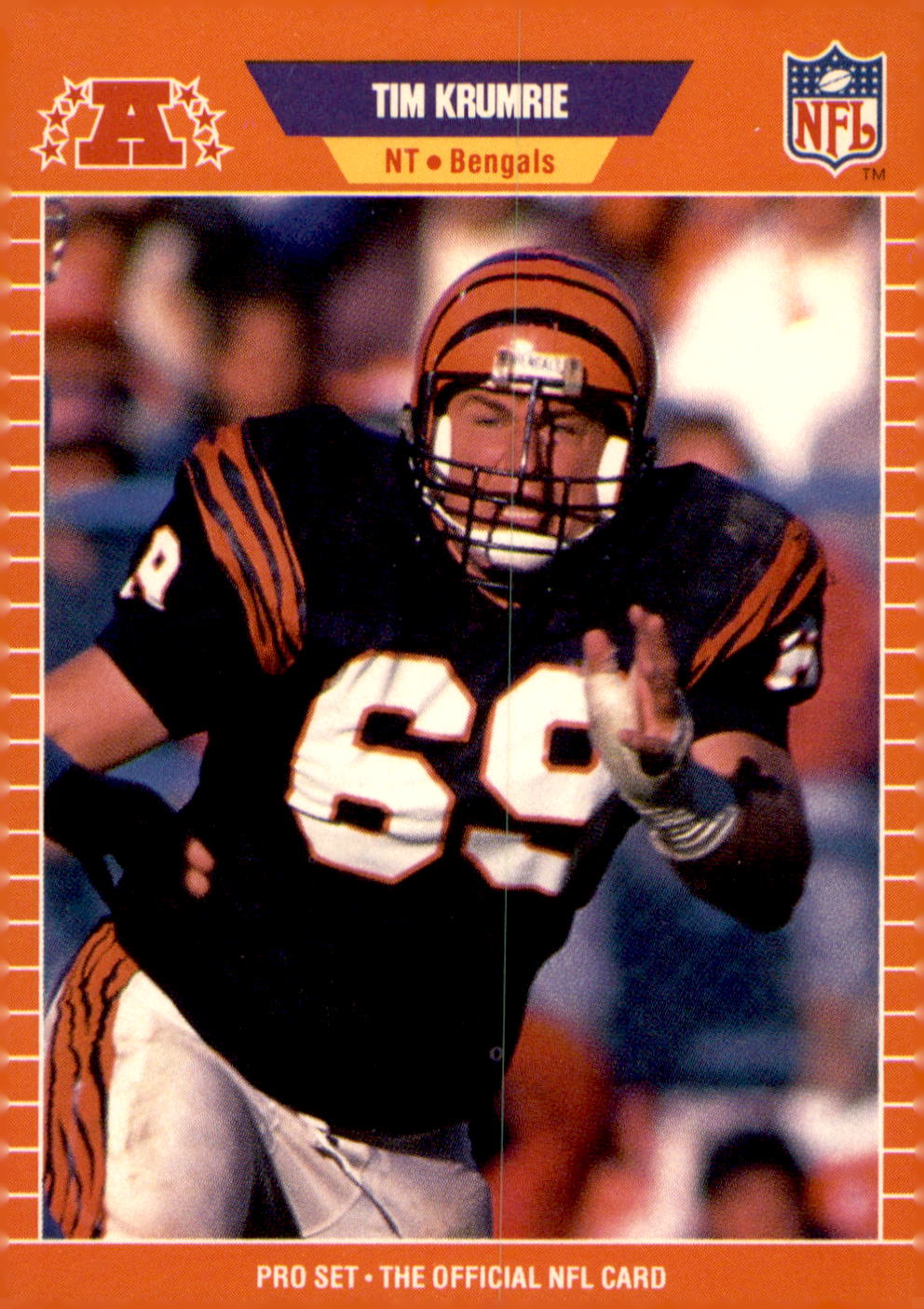 1989 Pro Set #63 Tim Krumrie