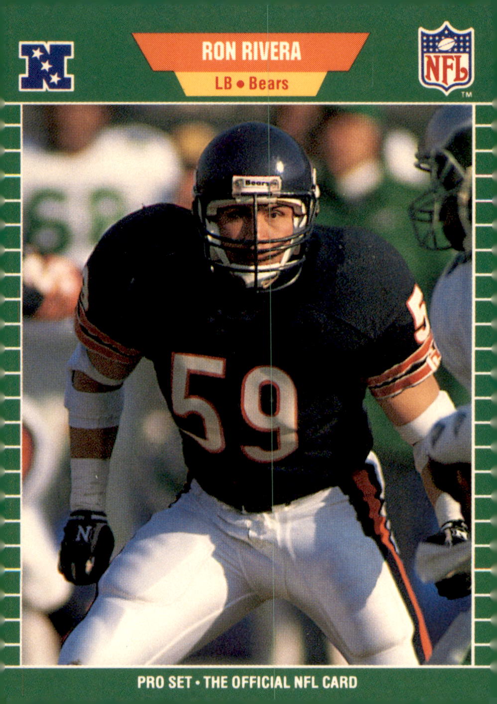1989 Pro Set #48 Ron Rivera