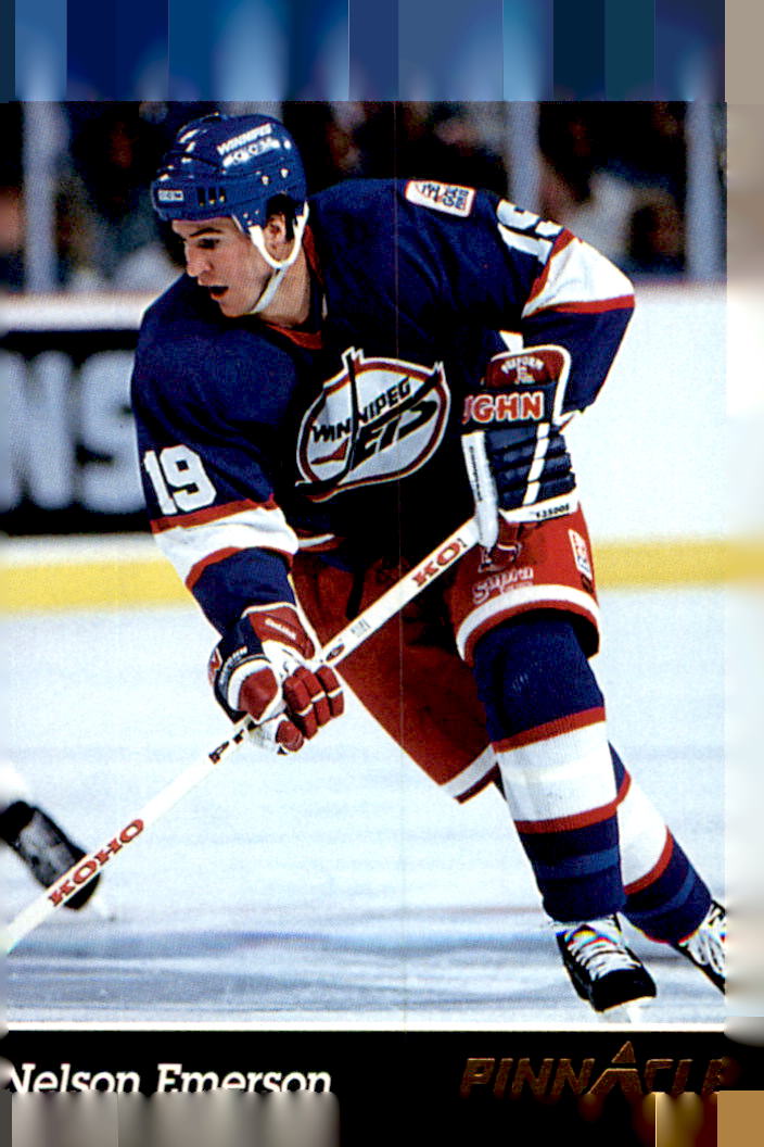 1993-94 Pinnacle #245 Nelson Emerson