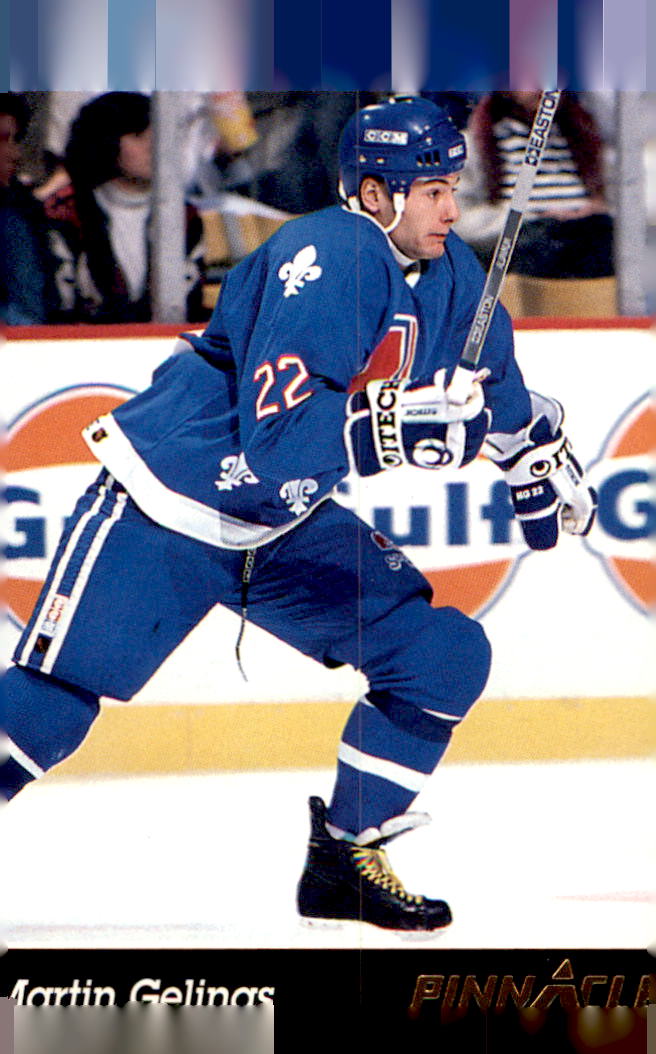 1993-94 Pinnacle  #366 Martin Gelinas
