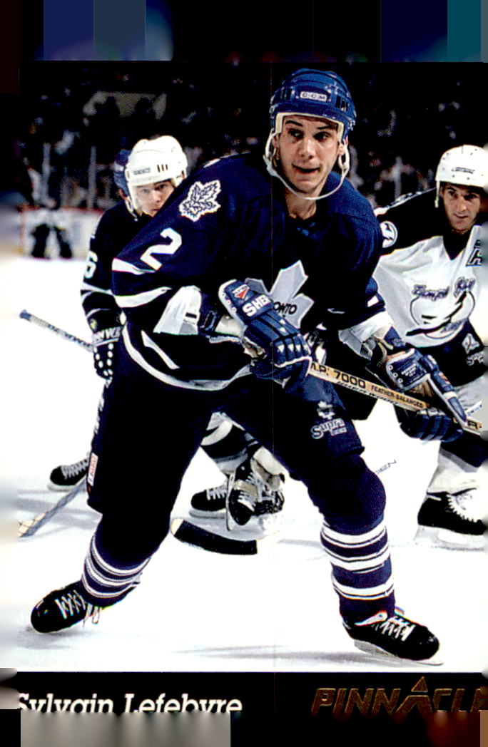 1993-94 Pinnacle #317 Sylvain Lefebvre