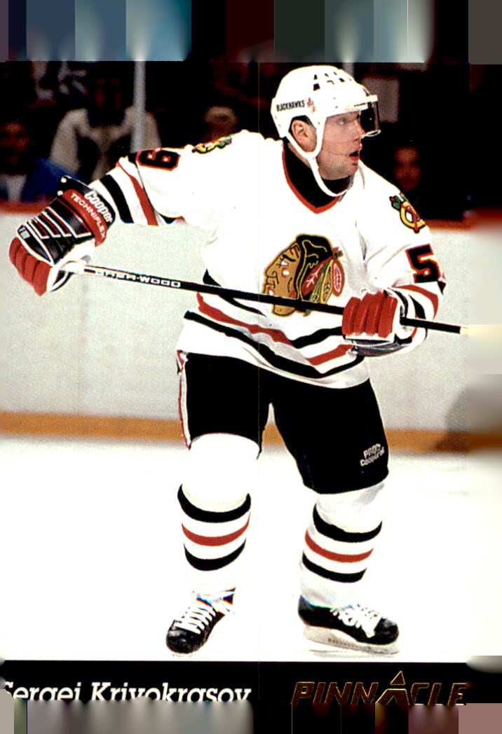 1993-94 Pinnacle #419 Sergei Krivokrasov