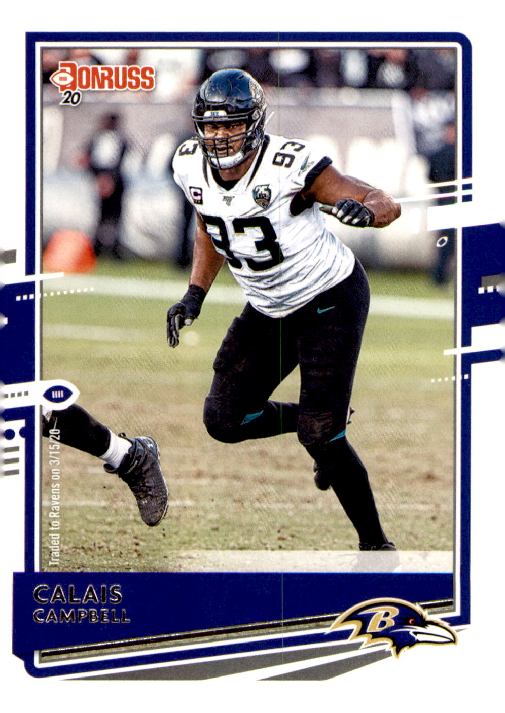 2020 Donruss #129 Calais Campbell