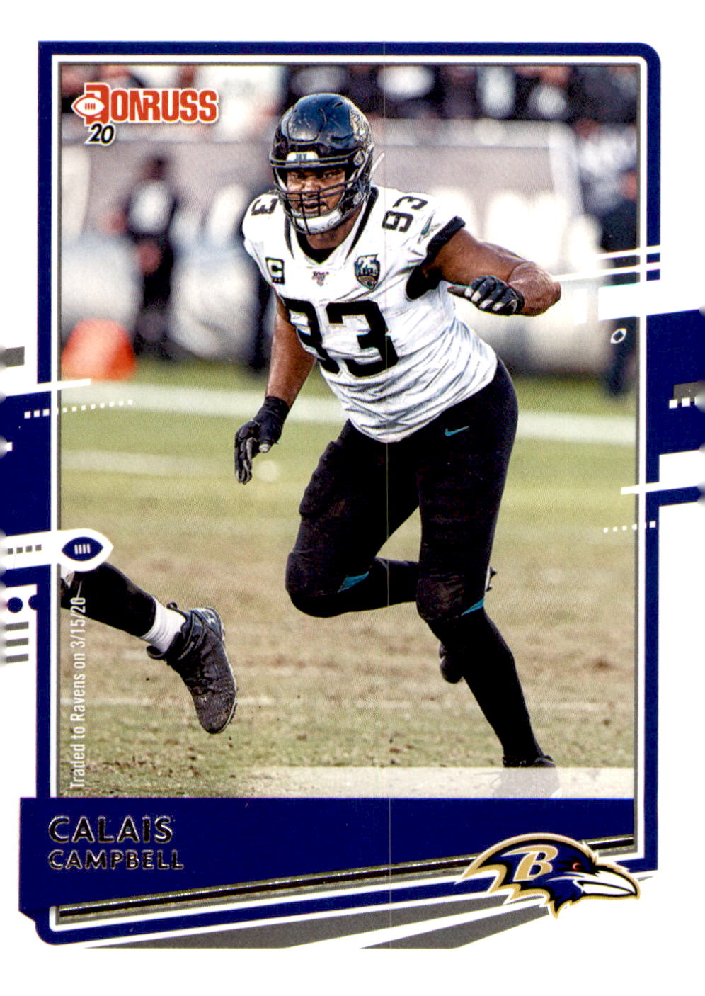 2020 Donruss #129 Calais Campbell
