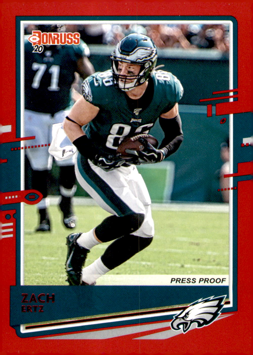 2020 Donruss #208 Zach Ertz
