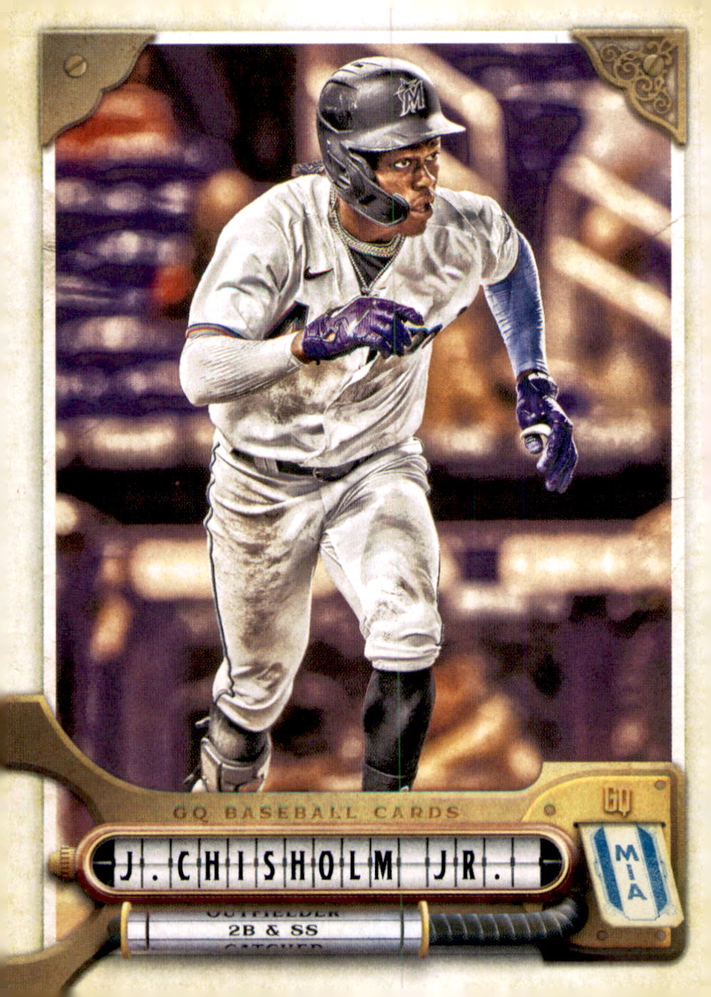 2022 Topps Gypsy Queen #37 Jazz Chisholm Jr.