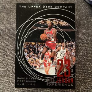 1997 Upper Deck 23 Nights The Jordan Experience Jumbo Michael Jordan #1 HOF