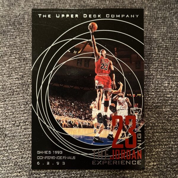 1997 Upper Deck 23 Nights The Jordan Experience Jumbo Michael Jordan #6 HOF