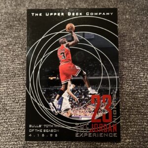 1997 Upper Deck 23 Nights The Jordan Experience Jumbo Michael Jordan #7 HOF