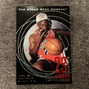 1997 Upper Deck 23 Nights The Jordan Experience Jumbo Michael Jordan #22 HOF