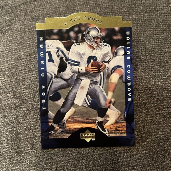 TROY AIKMAN UPPER DECK A CUT ABOVE 1997 CARD # CA18