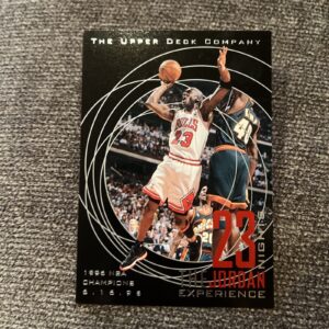 1997 Upper Deck 23 Nights The Jordan Experience Jumbo Michael Jordan #23 HOF
