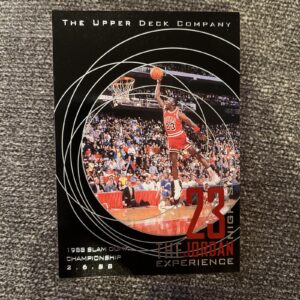 1997 Upper Deck 23 Nights The Jordan Experience Jumbo Michael Jordan #19 HOF