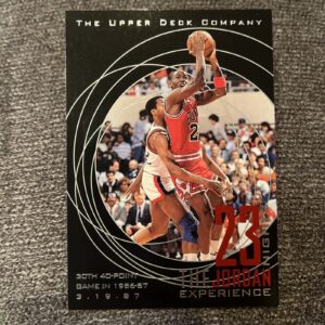 1997 Upper Deck 23 Nights The Jordan Experience Jumbo Michael Jordan #15 HOF