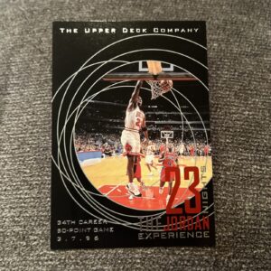 1997 Upper Deck 23 Nights The Jordan Experience Jumbo Michael Jordan #16 HOF