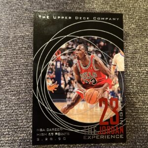 1997 Upper Deck 23 Nights The Jordan Experience Jumbo Michael Jordan #18 HOF