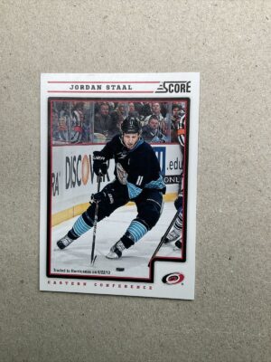 2012-13 Panini Score Carolina Hurricanes Hockey Card #102 Jordan Staal
