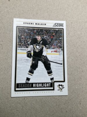 2012-13 Score Gold Rush Penguins Hockey Card #27 Evgeni Malkin SH