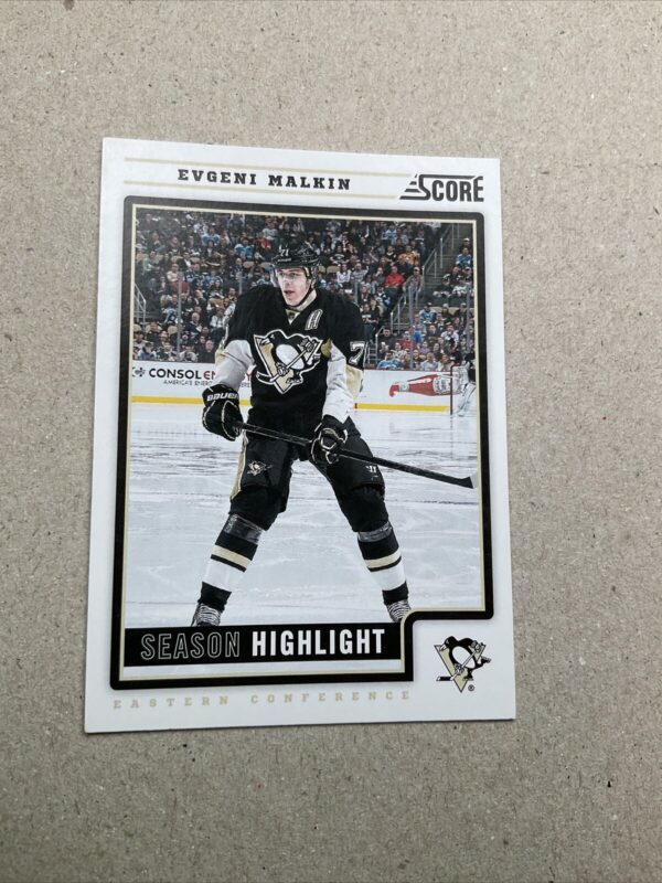 2012-13 Score Gold Rush Penguins Hockey Card #27 Evgeni Malkin SH