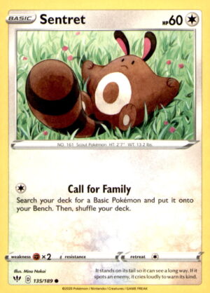 SWSH03: Darkness Ablaze #135/189 Sentret