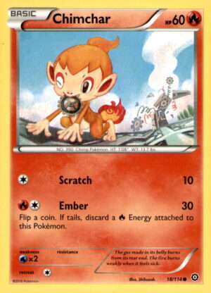 XY - Steam Siege #18/114 Chimchar