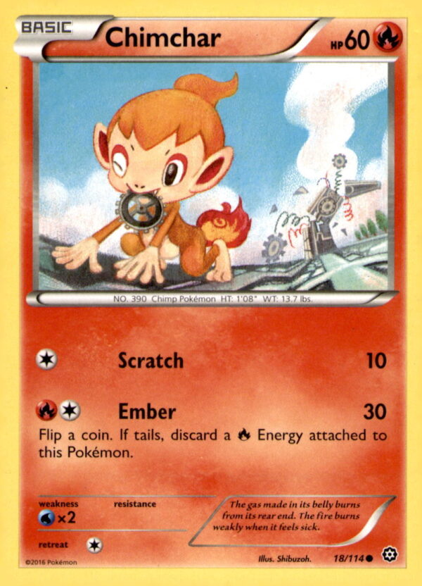 XY - Steam Siege #18/114 Chimchar