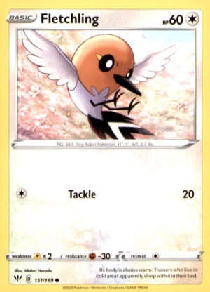 SWSH03: Darkness Ablaze #151/189 Fletchling