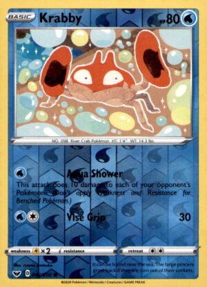 SWSH01: Sword & Shield Base Set #042/202 Krabby (042)