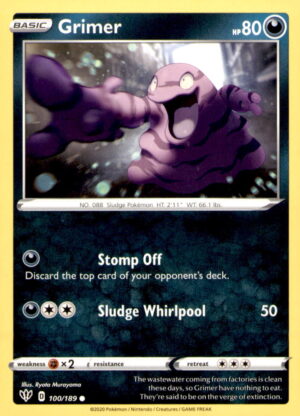 SWSH03: Darkness Ablaze #100/189 Grimer