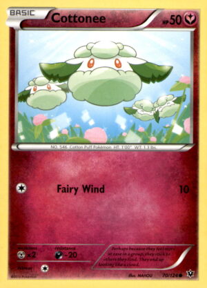 XY - Fates Collide #70/124 Cottonee