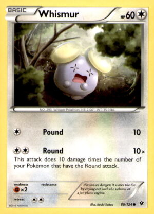 XY - Fates Collide #80/124 Whismur