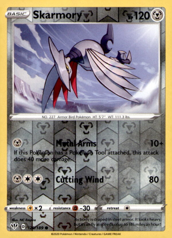 SWSH03: Darkness Ablaze #120/189 Skarmory
