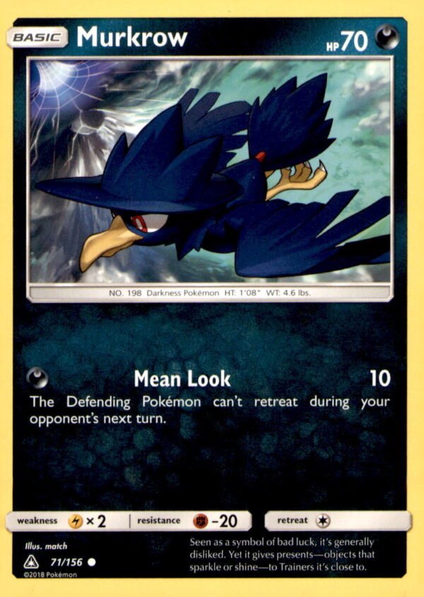 SM - Ultra Prism #71/156 Murkrow