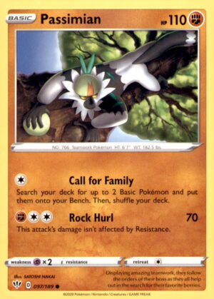 SWSH03: Darkness Ablaze #097/189 Passimian
