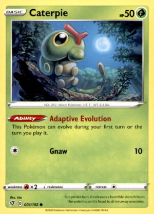 SWSH02: Rebel Clash #001/192 Caterpie