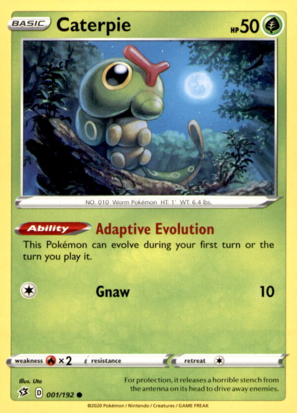 SWSH02: Rebel Clash #001/192 Caterpie