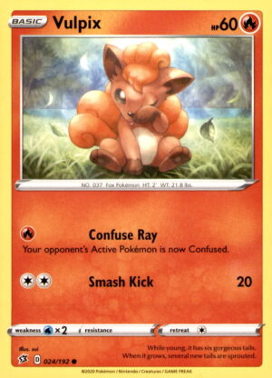 SWSH02: Rebel Clash #024/192 Vulpix