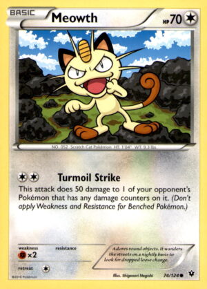 XY - Fates Collide #74/124 Meowth