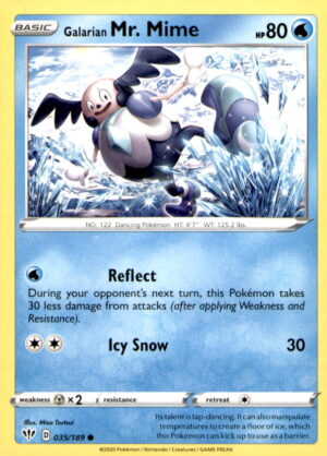 SWSH03: Darkness Ablaze #035/189 Galarian Mr. Mime