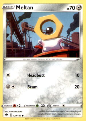 SWSH03: Darkness Ablaze #129/189 Meltan