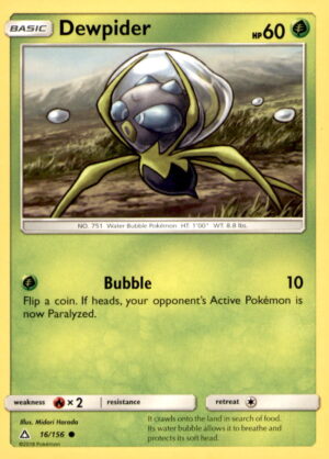 SM - Ultra Prism #16/156 Dewpider