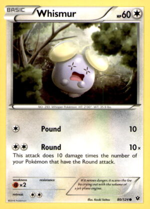 XY - Fates Collide #80/124 Whismur