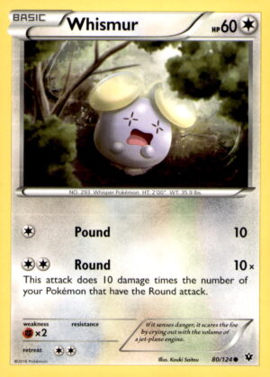 XY - Fates Collide #80/124 Whismur