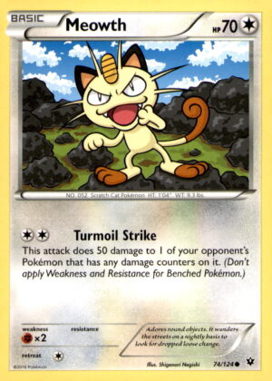 XY - Fates Collide #74/124 Meowth
